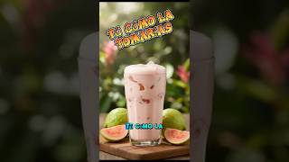 🍏 “Guayaba, manzana y avena: el batido que ayuda a controlar antojos ✨”