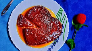 Caramel custurd bread pudding... #semima