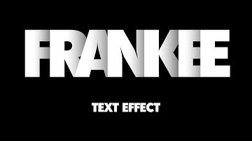 Unique & Simple Text Effect in Photoshop 2023 || Typography Tutorial || Design With Frankee