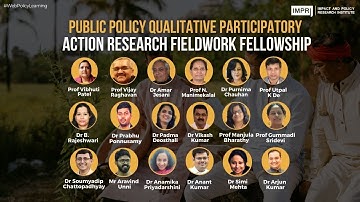 Fellows PPT Public Policy Qualitative Participatory Action Research Fieldwork Fellowship Cohort 6 HQ