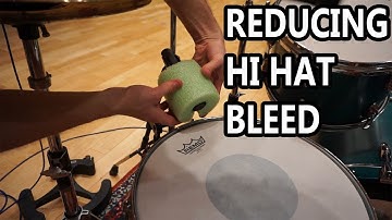 Reducing Hi Hat Bleed: Testing Methods From The Internet