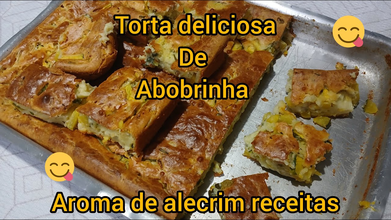 Torta de abobrinha ,super fácil de fazer e deliciosa