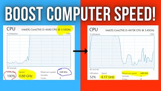 Improve PC Speed Instantly! Boost Your Processor & CPU up to 200%