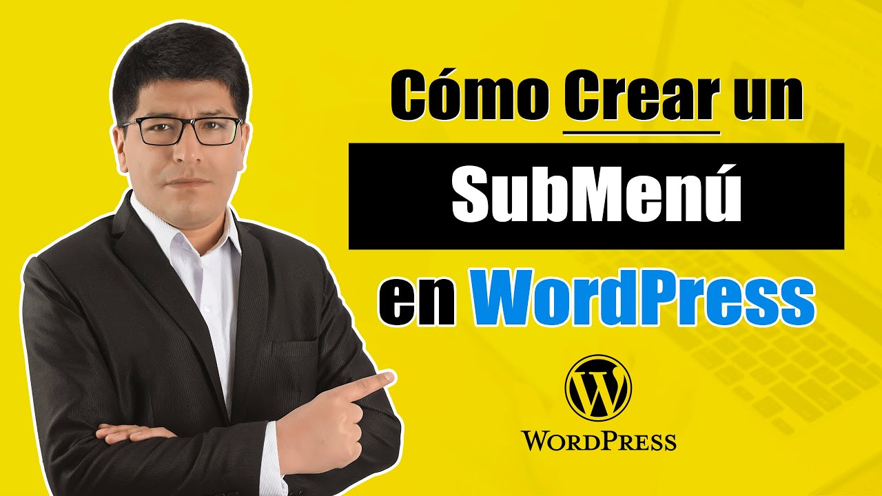 C mo crear un submen en wordpress paso a paso youtube