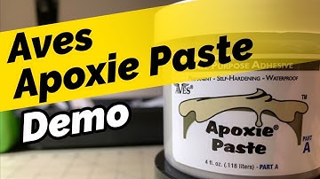 Aves Apoxie Paste Demo