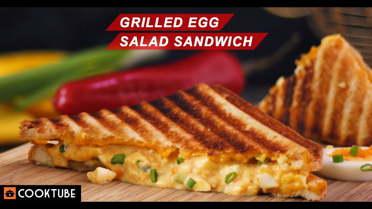 Grilled Egg Salad Sandwich Grilled Sandwich Recipe Quick Sandwich