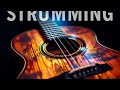 Strumming the guitar instrumental ( blues , soul ) nice beat for music song 