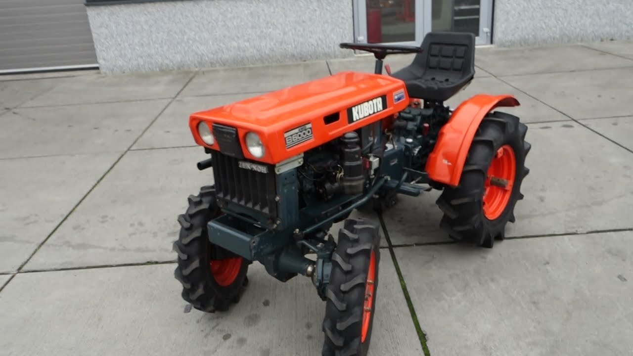 Kubota B6000 4wd - YouTube