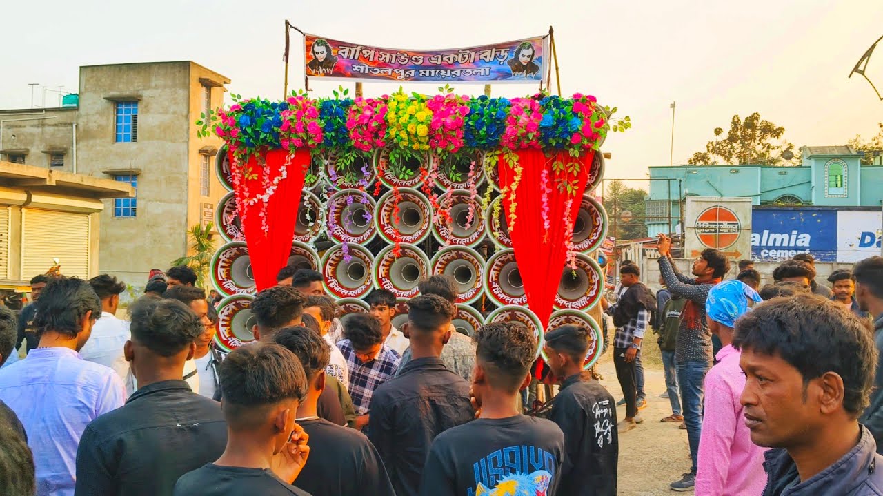 ভয়ঙ্কর বেশ👉বাপি সাউন্ড রোড শো করছিল আর কানে হেড ফোনটা লাগিয়ে নাও বন্ধুরা।@bapi sound🚩