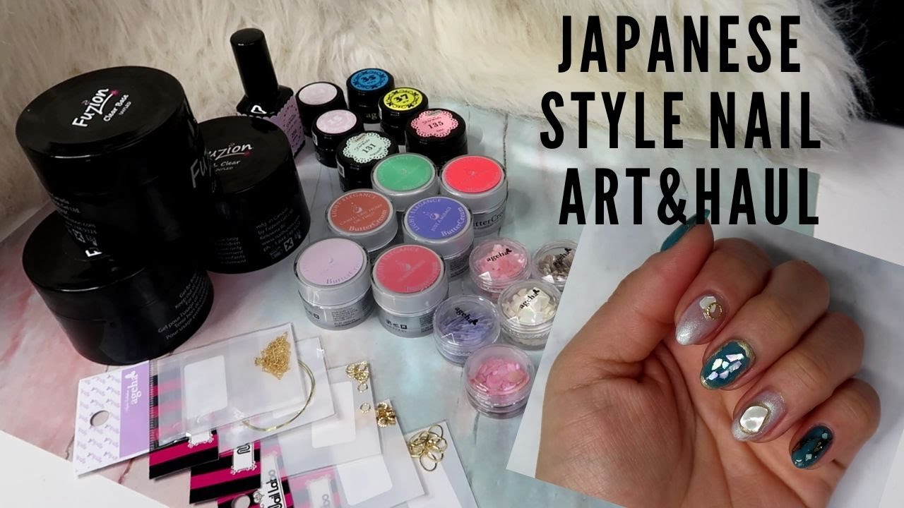Japanese Style Nail Art Tutorial / Nail Product Haul YouTube