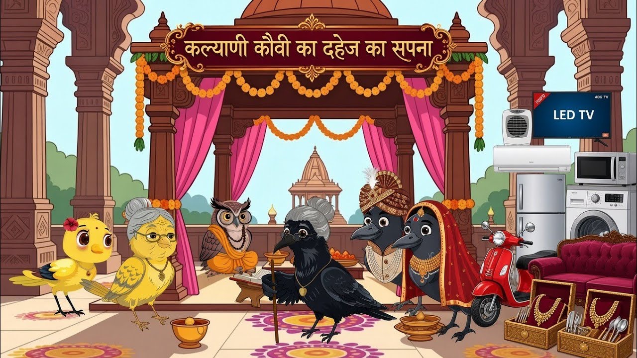Coco Kahani TV | Bird Tales | Crow Mother in Law Dowry | कल्याणी कौवी का दहेज का सपना