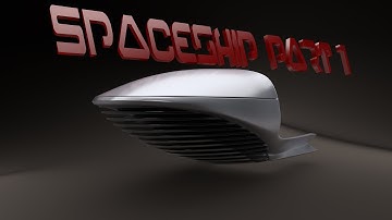 Blender Spaceship Modeling Timelapse (Part 1)