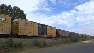 CSX: 4-Engine Mixed Freight Train (NB) / McBee SC