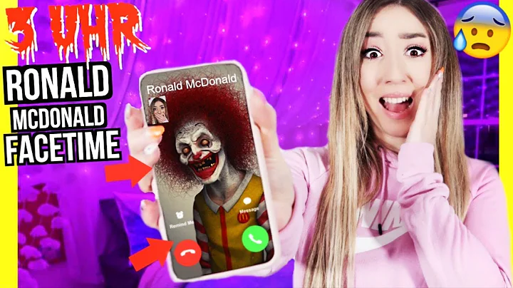 FACETIME & SCHREIBE niemals mit RONALD MCDONALD clown 3 UHR NACHTS ein TAG vor HALLOWEEN 2020