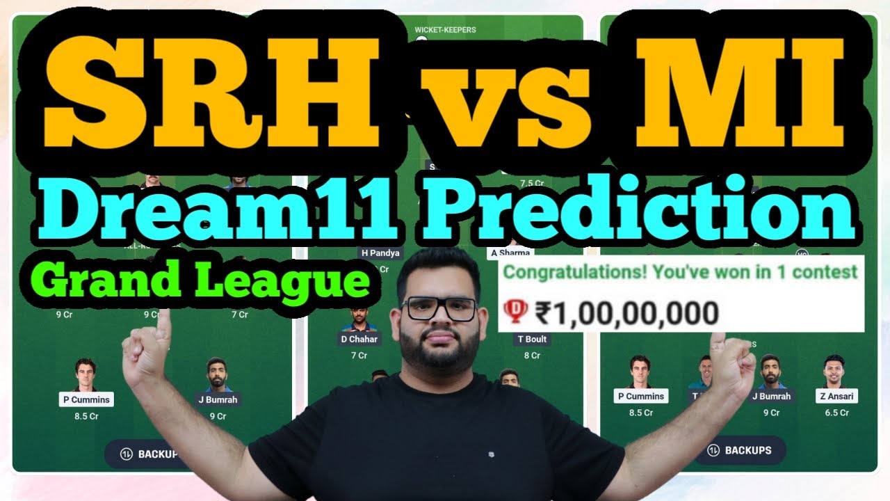SRH vs MI Dream11 Prediction 2025|SRH vs MI Dream11 Team|