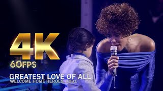 Video thumbnail of "[4K60fps] Whitney Houston - Greatest Love Of All | Live at Welcome Home Heroes, 1991"