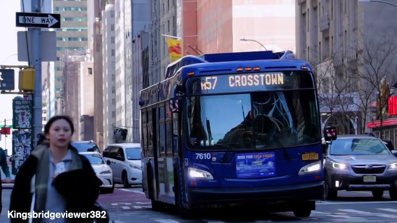 ミュー760 MTA New York City Bus: 2019 New Flyer XD40 Xcelsior 7610 on the