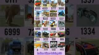 Godzilla mod + Shinchen + Boat + Racing Car Cheat Code 🤑 Indian Bike Driving 3D #shorts #viralvideo