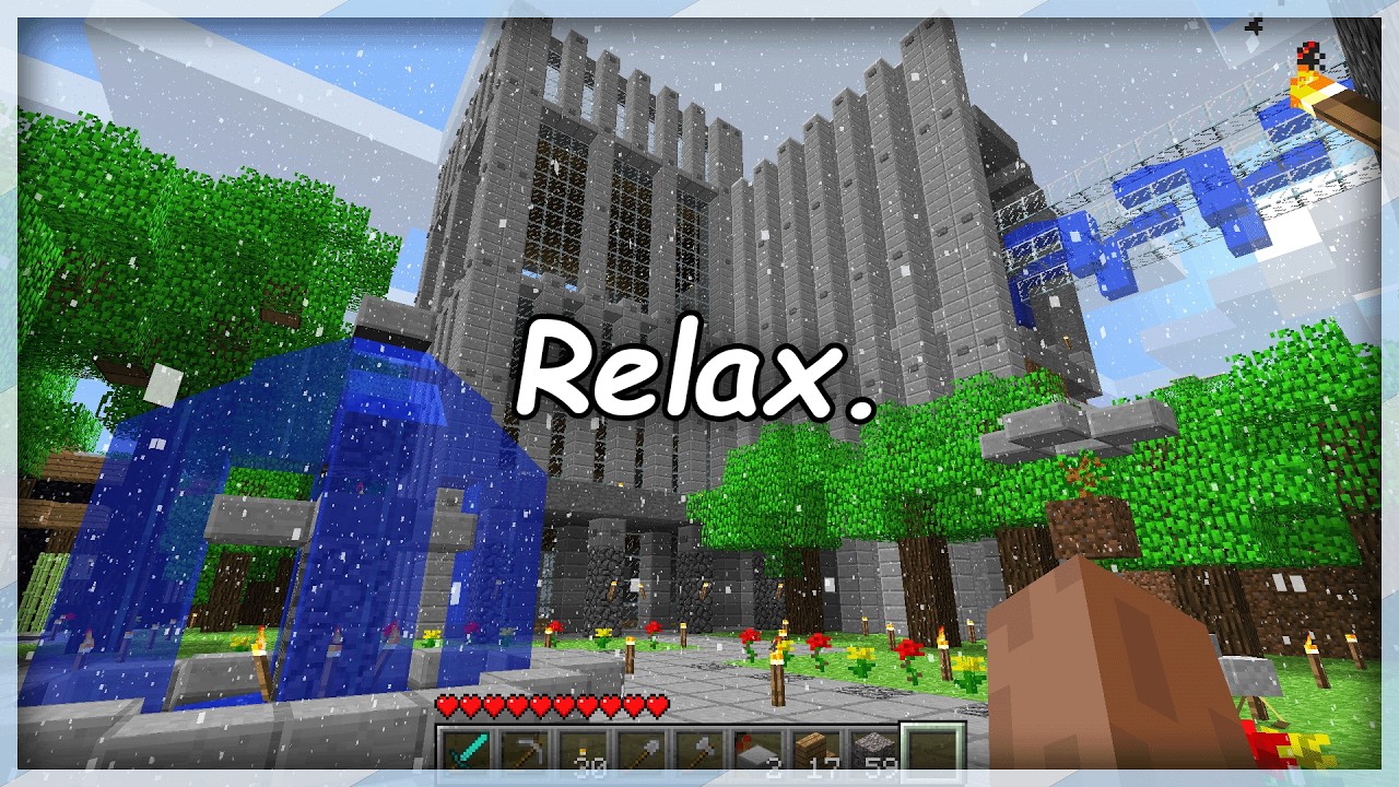1 Hour of Old Minecraft Gameplay to Relax Your Mind