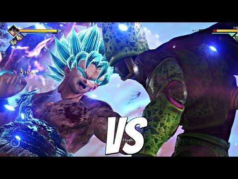 Goku SSB Kaioken vs Cell 1vs1 Gameplay (PS4 Pro) JUMP FORCE
