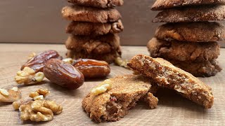 Easy Date Cookies Recipe (without sugar and flour)