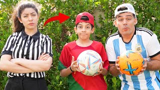 Jason and Alex Play with Trainer in Soccer Match