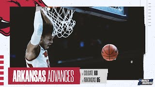 Arkansas vs. Colgate - First Round NCAA tournament extended highlights