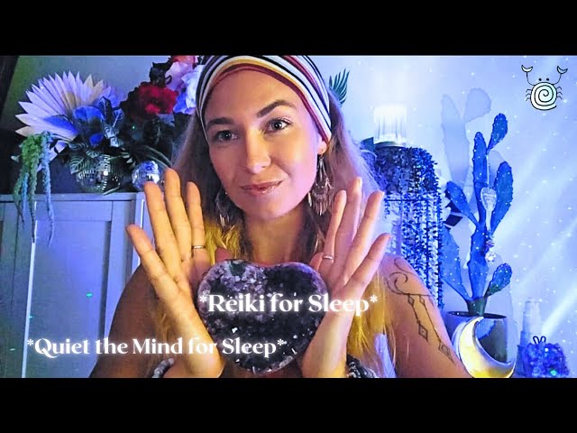 Whispered ASMR Reiki for Deep Sleep | Insomnia Relief & Sound Healing to Quiet the Overactive Mind🌙