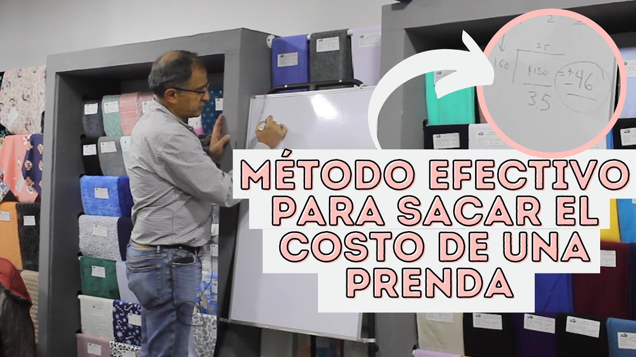 ¿Cómo sacar el costo de una prenda? /WWCS Textiles - YouTube