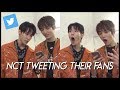 the best of nct tweeting fans