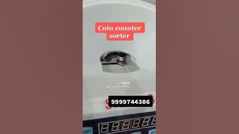 Swaggers coin counting machine