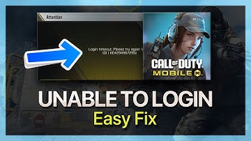How To Fix COD Mobile Login Error - Tutorial