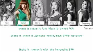 Hello Venus - Wiggle Wiggle [English/Romanization/Hangul] Picture   Color Coded HD