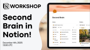 Notion Masterclass: Build Your Second Brain in Notion