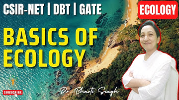 Introduction to Ecology | Unit 10 Ecological Principles | CSIR-NET/JRF | Vigyan Sarovar