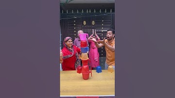 Build a building with mug challenge , too entertainment, save it for later!!! #partygames #shorts