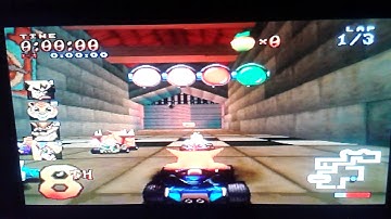 Crash Team Racing (PS1) Part 38 - Cortex Castle (Relic Race and CTR Challenge)