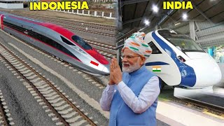 BAK LANGIT DAN BUMI! 7 Perbandingan Kualitas Kereta Cepat India vs Indonesia, Kita Patut Bangga
