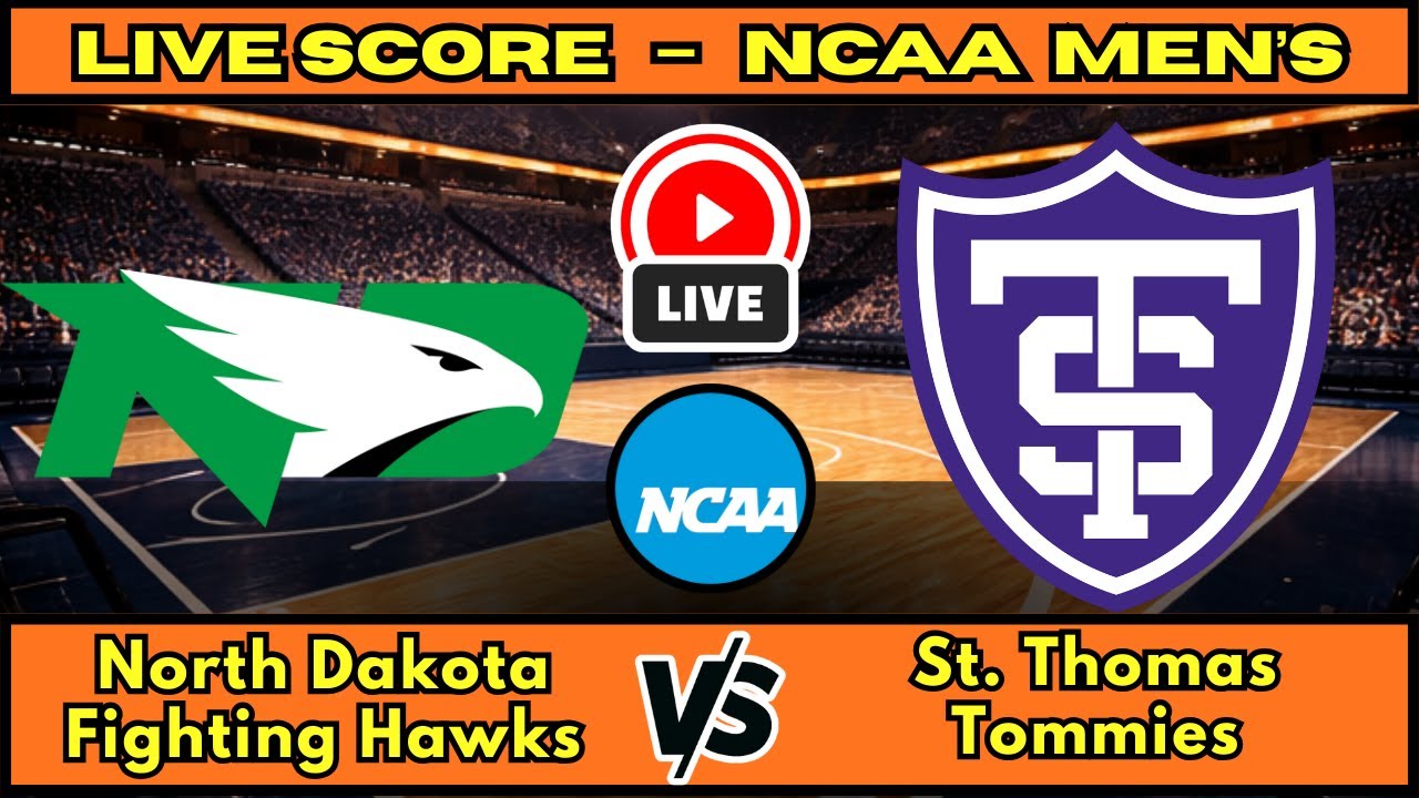 🔴 North Dakota Fighting Hawks vs St. Thomas Tommies | NCAA Men’s Basketball Live Score Update Jan 15