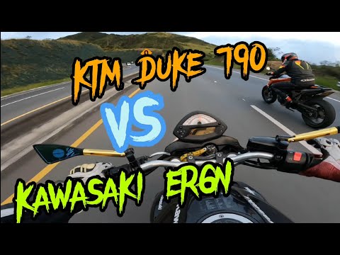 Ktm Duke 790 Vs Kawasaki Er6n