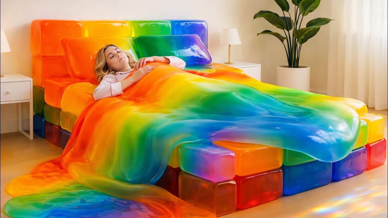 Which AI Dream Bed Would You Choose? 🛏️✨ | Oddly Satisfying AI ASMR Relaxation