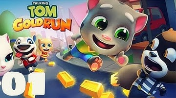 Talking Tom Gold Run - iOS / Android - Gameplay Part 1