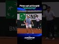 𝗔𝗿𝗻𝗮𝗹𝗱𝗶 𝘃𝗶𝗻𝗰𝗲 𝗶𝗹 𝗽𝗿𝗶𝗺𝗼 𝘀𝗲𝘁 👀💥Vittoria al tie-break contro Tiafoe 🔥