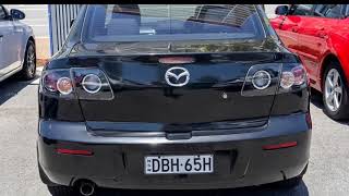 2008 Mazda 3 BK10F2 Neo Black 4 Speed Sports Automatic Sedan
