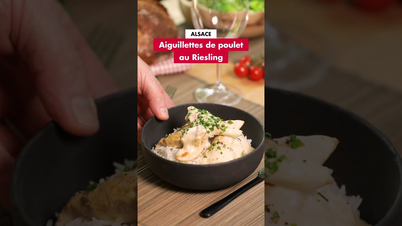 Recette Aiguillette de poulet au riesling