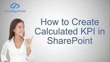 How to Create Calculated KPI in SharePoint 2010 Enterprise