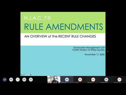 NJDEP Stormwater Management Rule Amendments Presentation