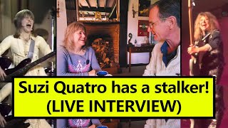 Suzi Quatro has a STALKER! (LIVE INTERVIEW) Fabulous 103fm (16 May 2024)