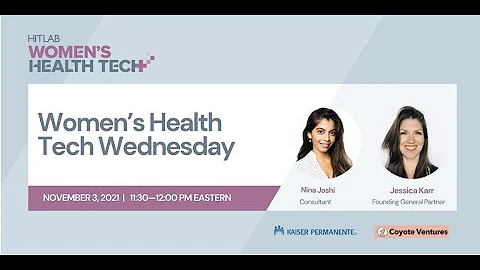 Women's Health Tech Wednesdays | Jessica Karr from...