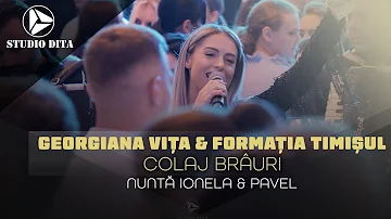 Georgiana Vita ❌ Formatia Timisul - Colaj Brauri 🎷Nunta Ionela & Pavel